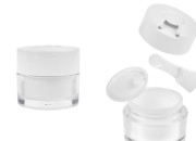 Akrilna teglica od 50mL sa belim zatvaračem, spatulom i plastičnim međupoklopcem-slika_proizvoda