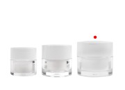 Akrilna teglica od 50mL sa belim zatvaračem, spatulom i plastičnim međupoklopcem-grupa_slika