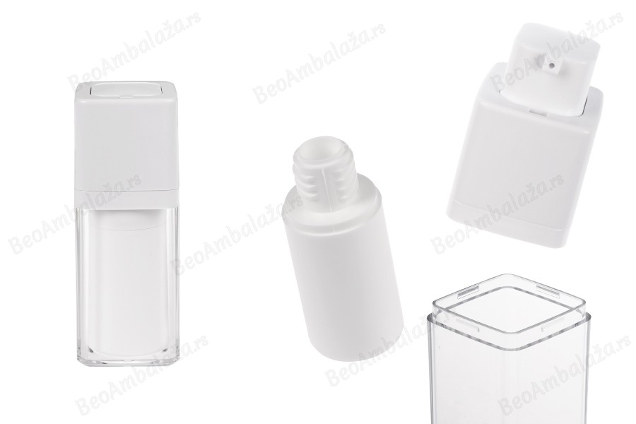 Airless akrilna bočica 15 mL sa belom pumpicom-slika_proizvoda