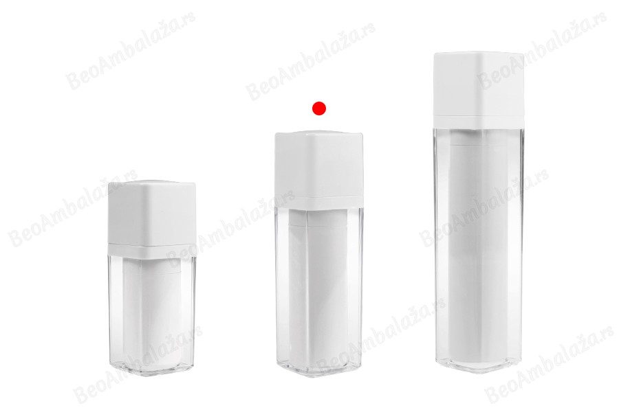 Airless akrilna bočica 30 mL sa belom pumpicom-grupa_slika