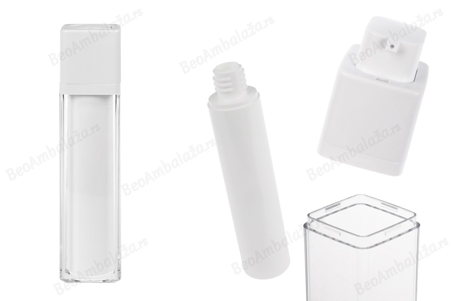 Airless akrilna bočica 50 mL sa belom pumpicom-slika_proizvoda