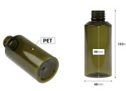 PET flaša 100mL (PP24) u raznim bojama-dimenzije_slike