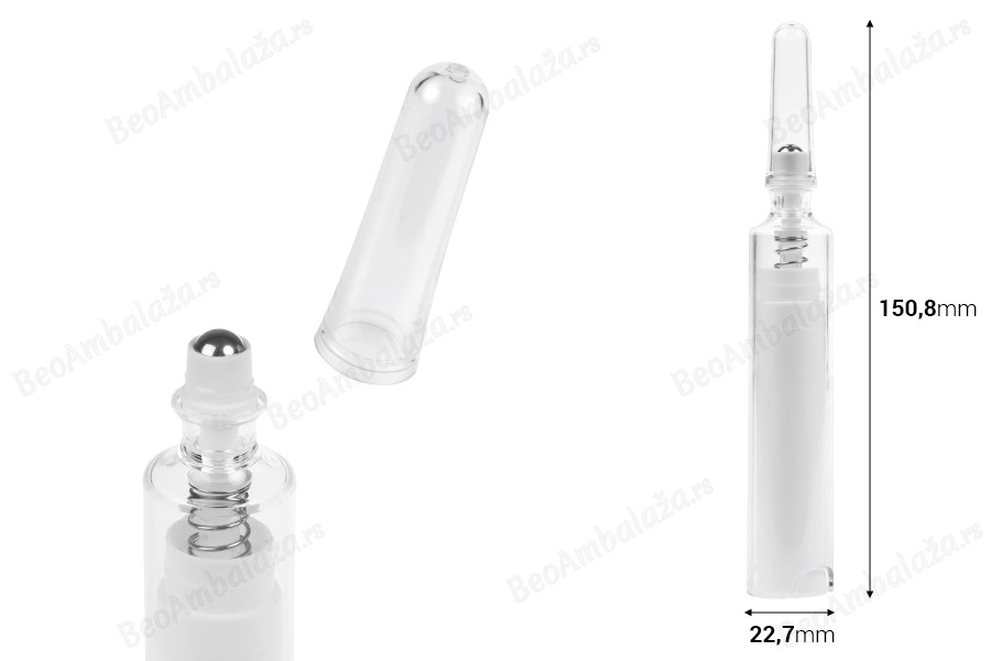 Airless bočica 10mL za serum sa roll-on i poklopcem-dimenzije_slike