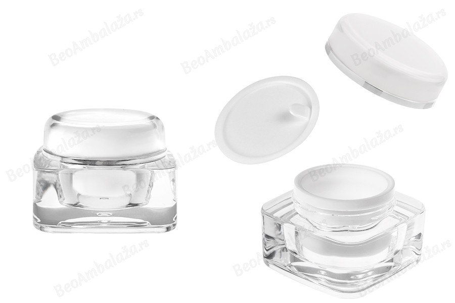 Luksuzna akrilna teglica 30mL sa zatvaračem i plastičnim međupoklopcem-slika_proizvoda