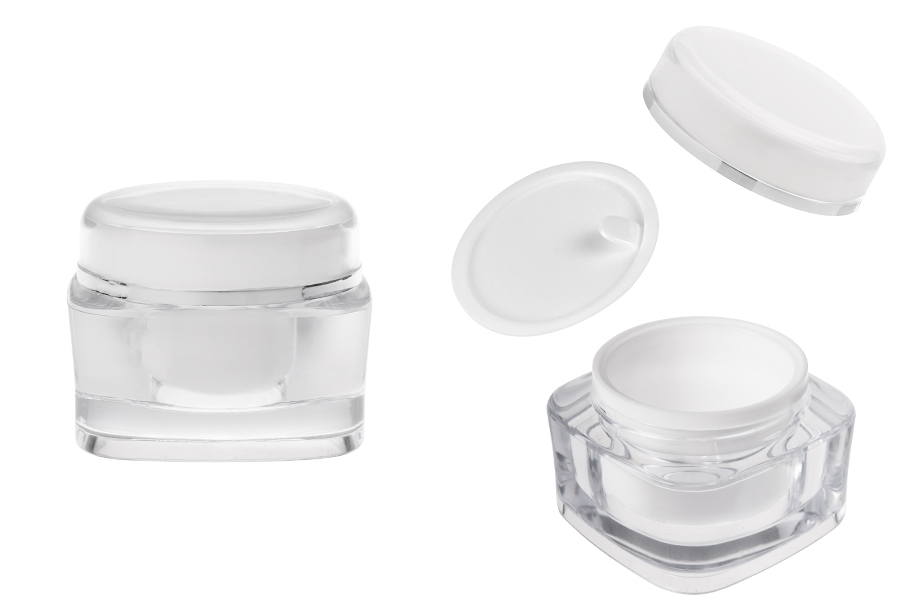 Luksuzna akrilna teglica 50mL sa zatvaračem i plastičnim međupoklopcem-slika_proizvoda
