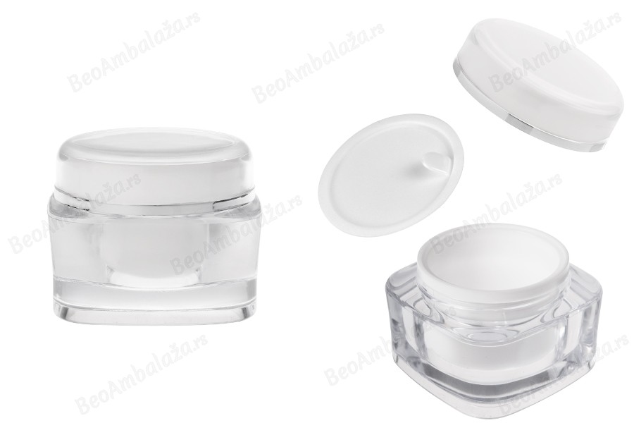 Luksuzna akrilna teglica 50mL sa zatvaračem i plastičnim međupoklopcem-slika_proizvoda