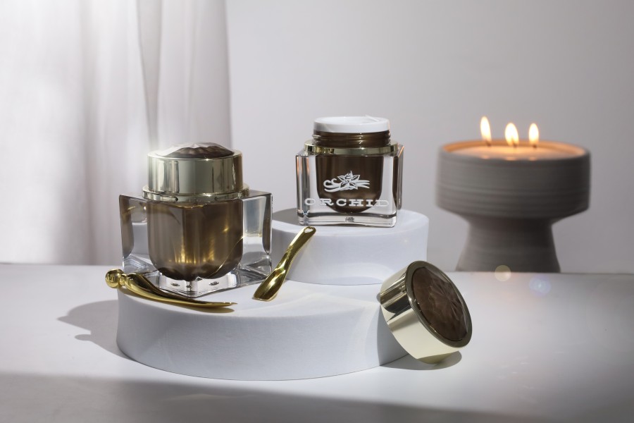 Luksuzna akrilna teglica od 50 mL sa zatvaračem i plastičnim međupoklopcem-grupa_slika