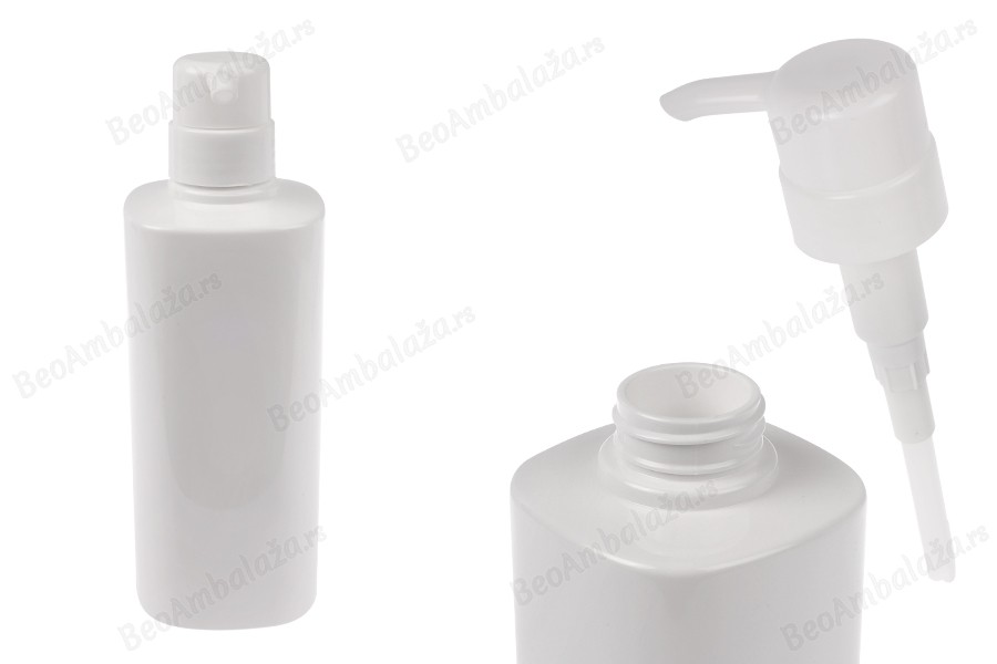 Plastična PET boca od 500 mL u beloj boji sa pumpicom (PP32)-slika_proizvoda