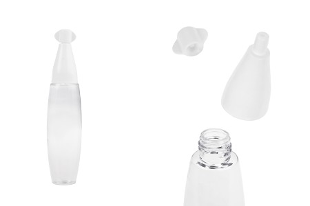 Plastična providna bočica 20mL sa uskim vrhom i navojnim zatvaračem - 50 kom-slika_proizvoda