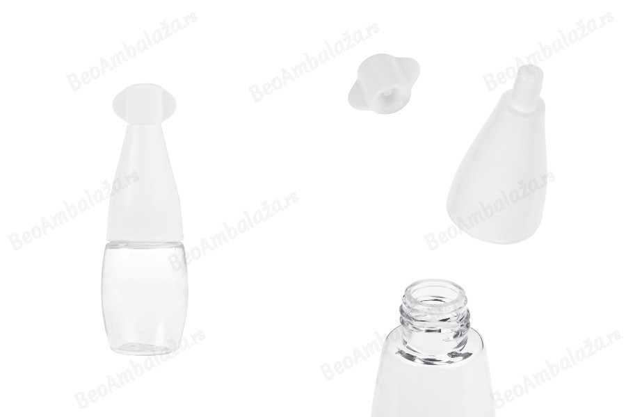 Plastična providna bočica 5mL sa uskim vrhom i navojnim zatvaračem - 50 kom-slika_proizvoda