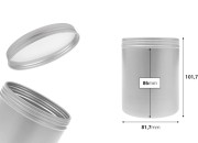Cilindrična metalna kutija 500mL sa zatvaračem Cilindrična metalna kutija 500mL sa zatvaračem-dimenzije_slike