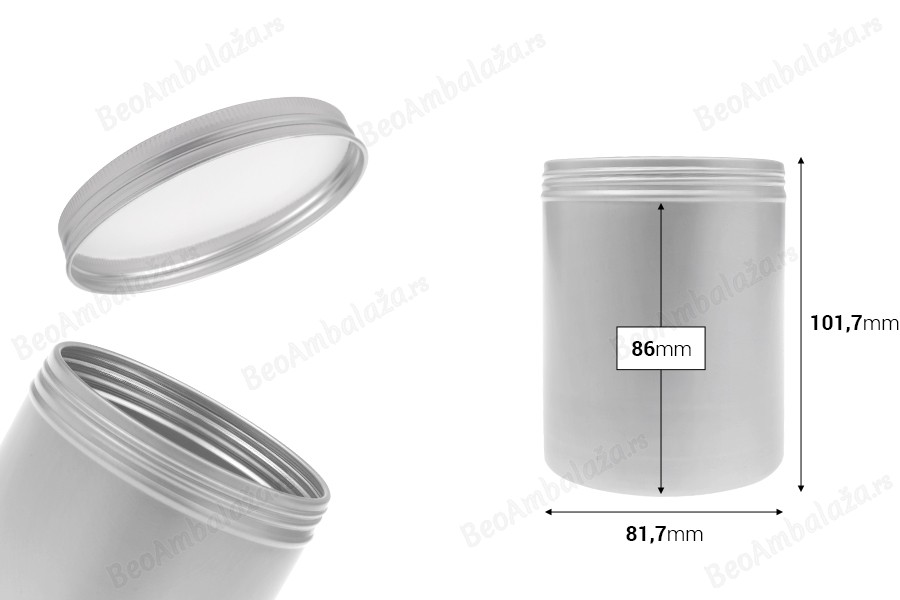 Cilindrična metalna kutija 500mL sa zatvaračem-dimenzije_slike