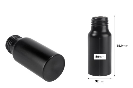 Aluminijumska bočica 30mL PP24 u zlatnoj i crnoj boji-dimenzije_slike