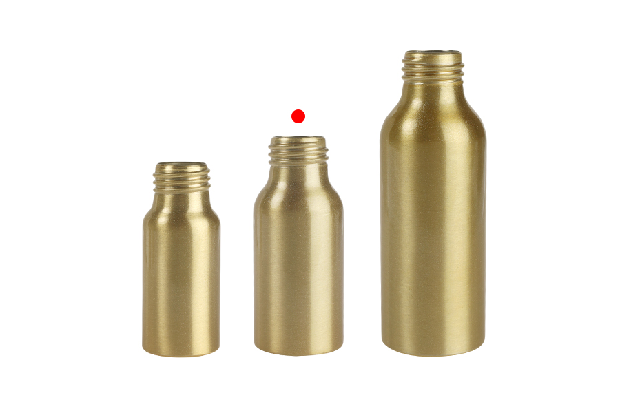 Aluminijumska bočica 50mL PP24 u zlatnoj i crnoj boji Aluminijumska bočica 50mL PP24 u zlatnoj i crnoj boji