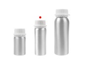 Aluminijumska bočica od 100 mL za čuvanje esencija, parfema i alkoholnih rastvora sa čepom i plastičnim belim zaštitnim zatvaračem Aluminijumska bočica od 100 mL za čuvanje esencija, parfema i alkoholnih rastvora sa čepom i plastičnim belim zaštitnim zatvaračem
