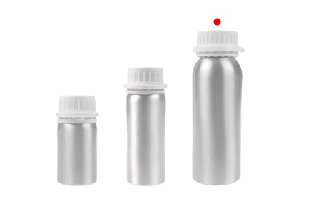 Aluminijumska bočica od 250 mL za čuvanje esencija, parfema i alkoholnih rastvora sa čepom i plastičnim belim zaštitnim zatvaračem-grupa_slika