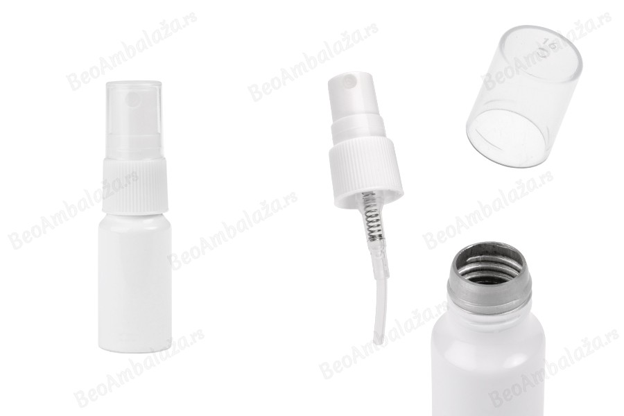 Bela aluminijumska bočica od 5 mL sa belim plastičnim sprejom-slika_proizvoda