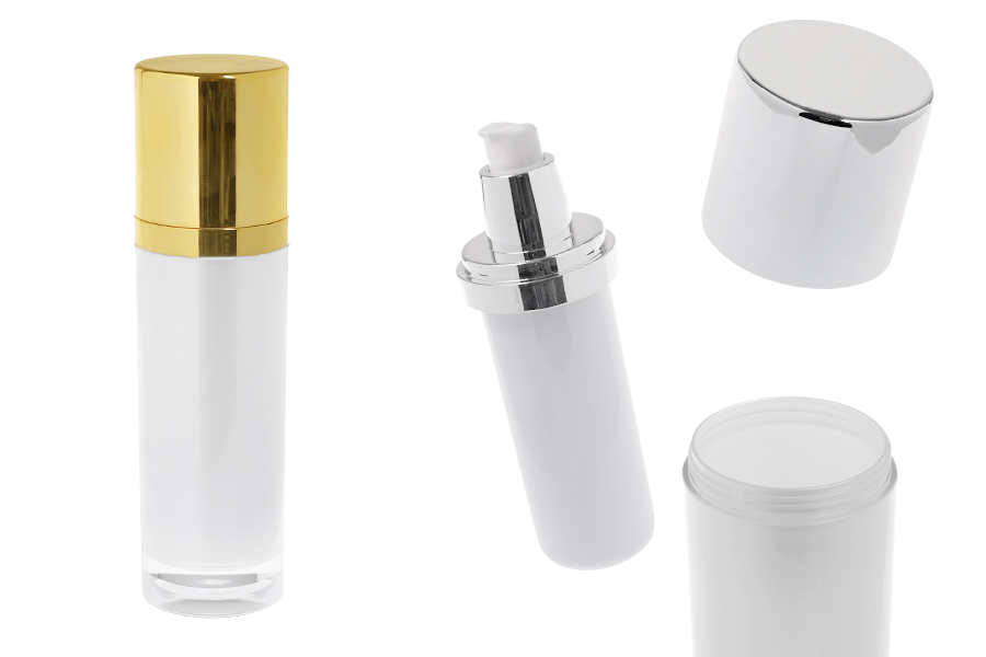 Luksuzna akrilna dopunjiva bočica od 100 mL sa pumpicom za kremu i zatvaračem-slika_proizvoda