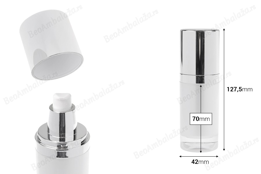 Luksuzna akrilna dopunjiva bočica od 30 mL sa pumpicom za kremu i zatvaračem-dimenzije_slike