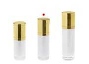 Luksuzna akrilna dopunjiva bočica od 50 mL sa pumpicom za kremu i zatvaračem-grupa_slika