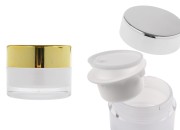 Akrilna dopunjiva teglica od 30 mL za kremu sa poklopcem (sa unutrašnjom zaptivkom) i plastičnim međupoklopcem-slika_proizvoda