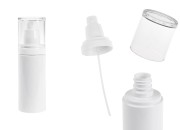 Plastična (PET) bela bočica 100 mL sa raspršivačem i providnim poklopcem-slika_proizvoda
