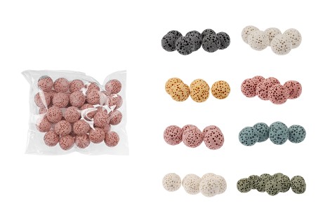 Lava stone difuzor 10mm, u raznim bojama - 33 kom-slika_proizvoda