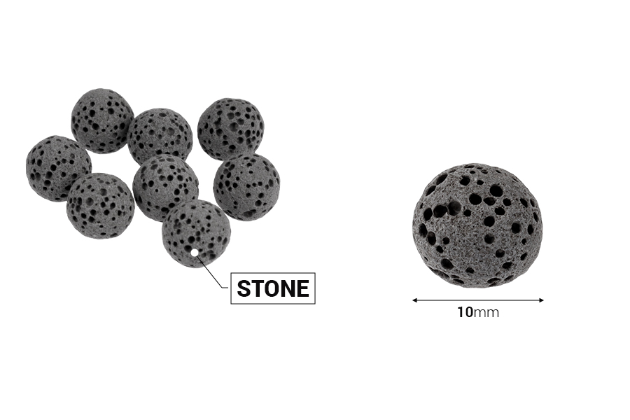 Lava stone difuzor 10mm, u raznim bojama - 33 kom-dimenzije_slike