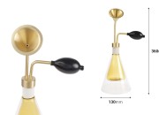 Uređaj - Boca za uzorkovanje arome proizvoda sa kratkom pumpicom u crnoj boji-dimenzije_slike