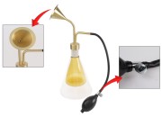 Uređaj - Boca za uzorkovanje arome proizvoda sa dugačkom pumpicom u crnoj boji-grupa_slika