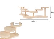 Drveni stalak 467x140 mm (prečnik svake osnove 110 mm)-dimenzije_slike