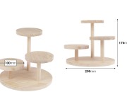 Drveni stalak 200x170 mm (prečnik svake osnove 100 mm)-dimenzije_slike