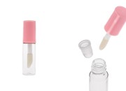Akrilna providna tubica za sjaj za usne 1,2 mL sa roze zatvaračem i drenažnim elementom - 12 kom-slika_proizvoda