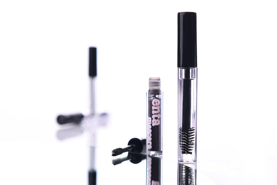 Bočica i četkica za maskaru 3 mL sa crnim zatvaračem i drenažnim elementom - 12 kom-grupa_slika