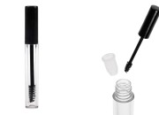 Bočica i četkica za maskaru 3 mL sa crnim zatvaračem i drenažnim elementom - 12 kom-slika_proizvoda