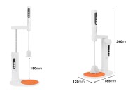 USB električna mešalica sa podesivom visinom i dvostrukom rotacijom-dimenzije_slike