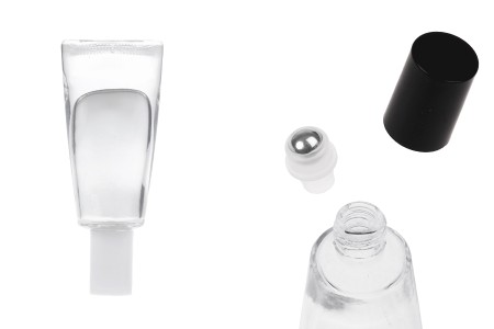 Staklena bočica od 10 mL u obliku tube sa metalnom roll-on kuglicom-slika_proizvoda