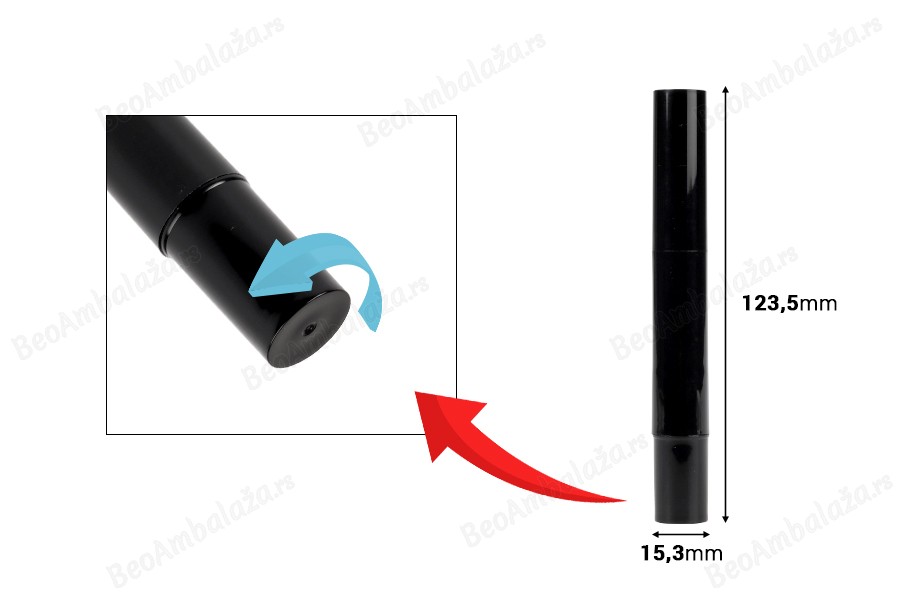 Prazna olovka od 5 ml za skidanje laka za nokte, sa vrhom u obliku četkice-dimenzije_slike
