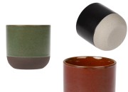 Dekorativna posuda 100x95 mm od cementa, za sveću ili cveće-slika_proizvoda
