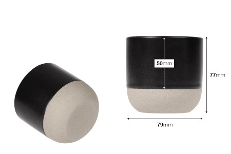 Dekorativna posuda 100x95 mm od cementa, za sveću ili cveće-dimenzije_slike