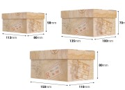 Pravougaona plastificirana poklon kutija sa motivom Ajfelovog tornja, u 3 veličine (S-M-L)-dimenzije_slike