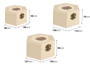 Set drvenih kutija sa prozorom u obliku jabuke i metalnom kopčom, u 3 veličine (S-M-L)-dimenzije_slike