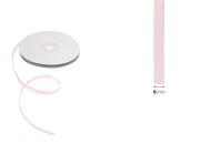 Organza traka od 6mm, u raznim bojama - jedan navoj je od 50m-dimenzije_slike