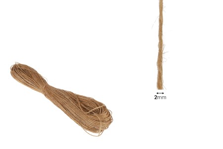 Uvrnuti kanap od jute za dekoraciju 2mm - Jedan komad je 100 metara-dimenzije_slike