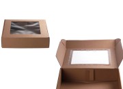 Kutija od kraft papira 300x300x70mm sa prozorom - 20 kom-slika_proizvoda