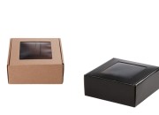 Kutija od kraft papira 180x180x70mm sa prozorom - 20 kom-grupa_slika