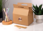 Kutija - paket za pakovanje proizvoda 250x170x255mm od kraft papira i sa čvrstim kartonskim dnom - 20 kom-grupa_slika