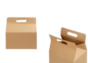 Kutija - paket za pakovanje 250x170x255mm od Kraft papira sa čvrstim kartonskim dnom - 20 kom-slika_proizvoda
