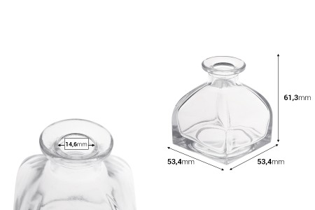 Staklena četvrtasta flašica od 50mL-dimenzije_slike