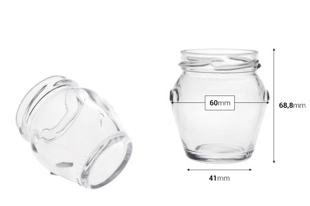 Staklena tegla 106mL Orcio*-dimenzije_slike
